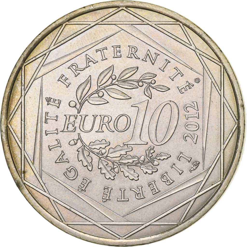 Frankreich, 10 Euro, Bretagne, 2012, Paris, Silber, VZ, KM:1866