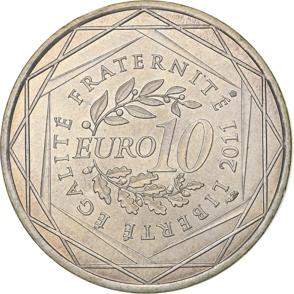 Frankreich, 10 Euro, Euros des régions, 2011, Silber, VZ