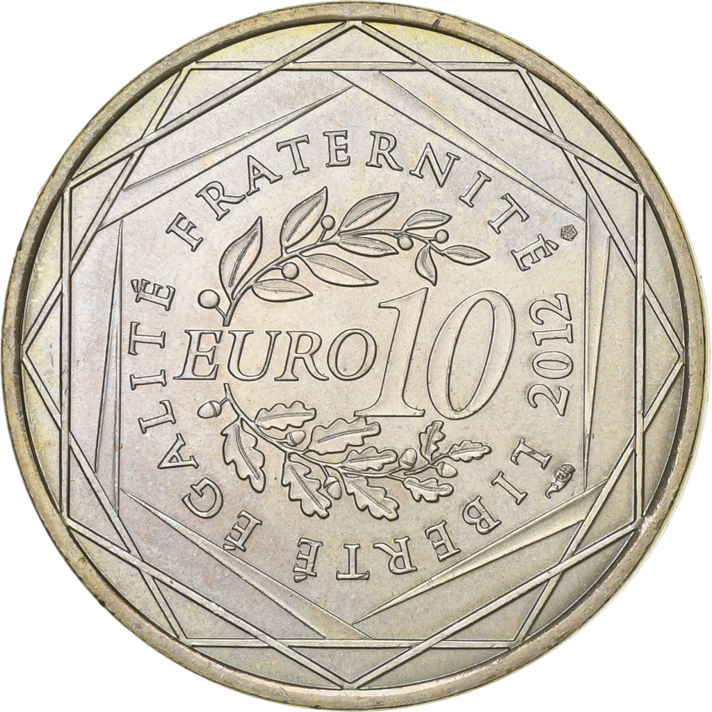 Frankrijk, 10 Euro, 2012, Zilver, PR, KM:1870