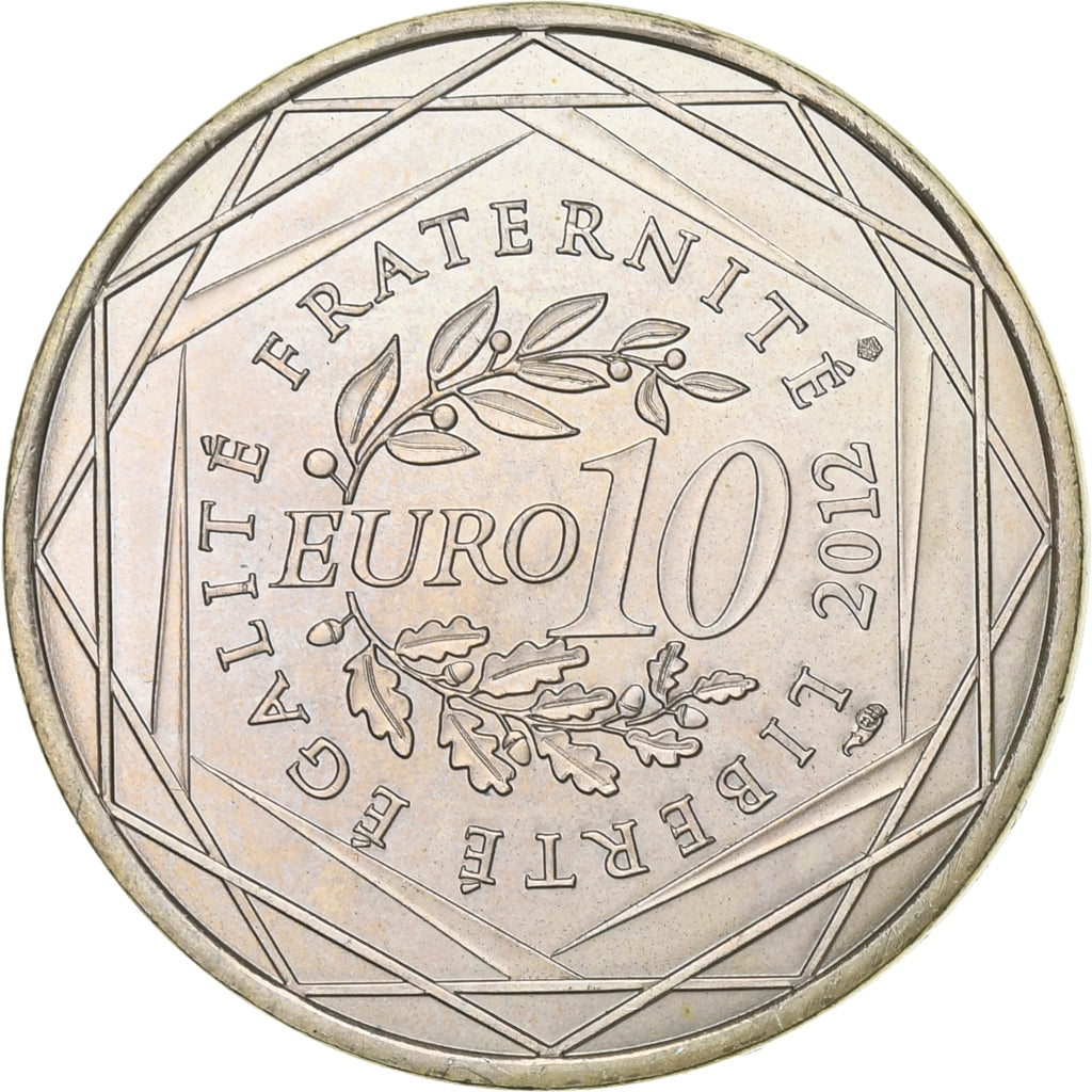 Frankreich, 10 Euro, 2012, Paris, Silber, VZ, Gadoury:EU514, KM:1862