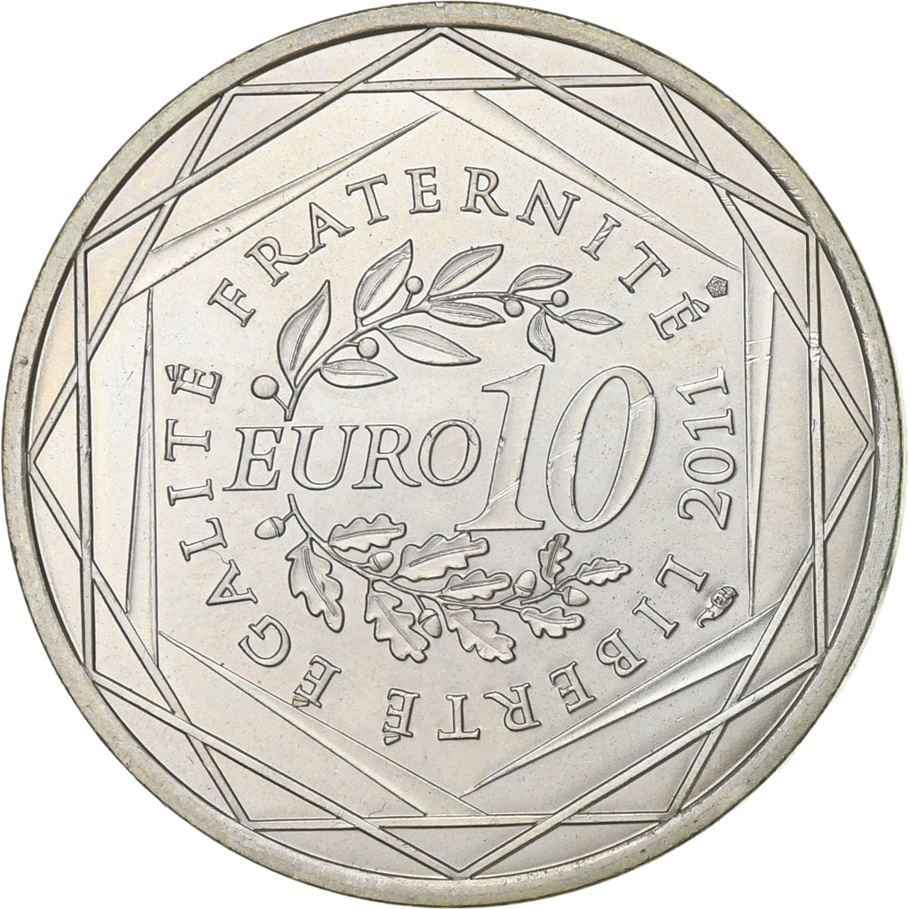 Francia, 10 Euro, 2011, Paris, Argento, SPL-, Gadoury:EU450, KM:1726