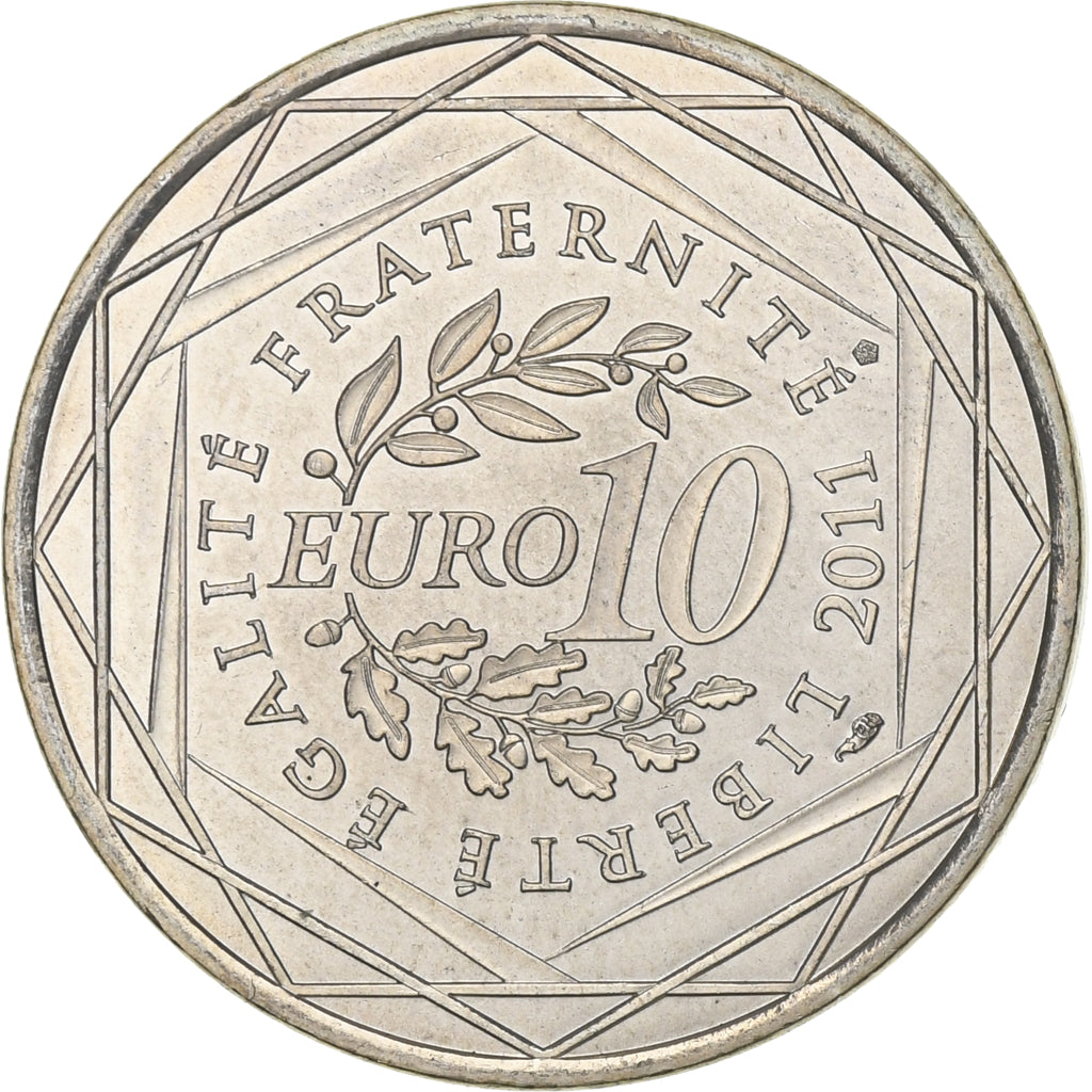 Frankreich, 10 Euro, Euros des régions, 2011, Paris, Silber, VZ, KM:1751