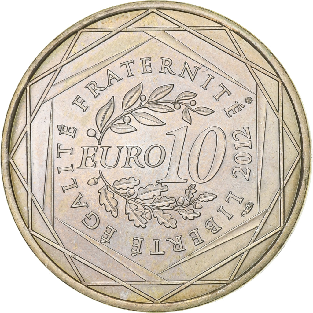 Frankrijk, 10 Euro, 2012, Paris, Zilver, PR, KM:1871