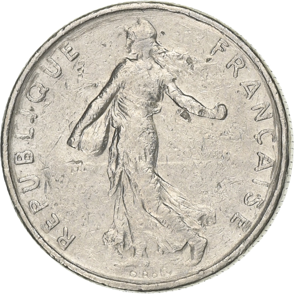 France, 1/2 Franc, Semeuse, 1965, Paris, Nickel, EF(40-45), Gadoury:429