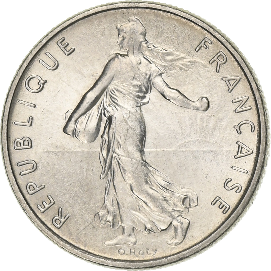 Frankreich, 1/2 Franc, Semeuse, 1972, Paris, Nickel, VZ+, Gadoury:429, KM:931.1