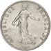 Frankreich, 1/2 Franc, Semeuse, 1974, Paris, Nickel, VZ, Gadoury:429, KM:931.1