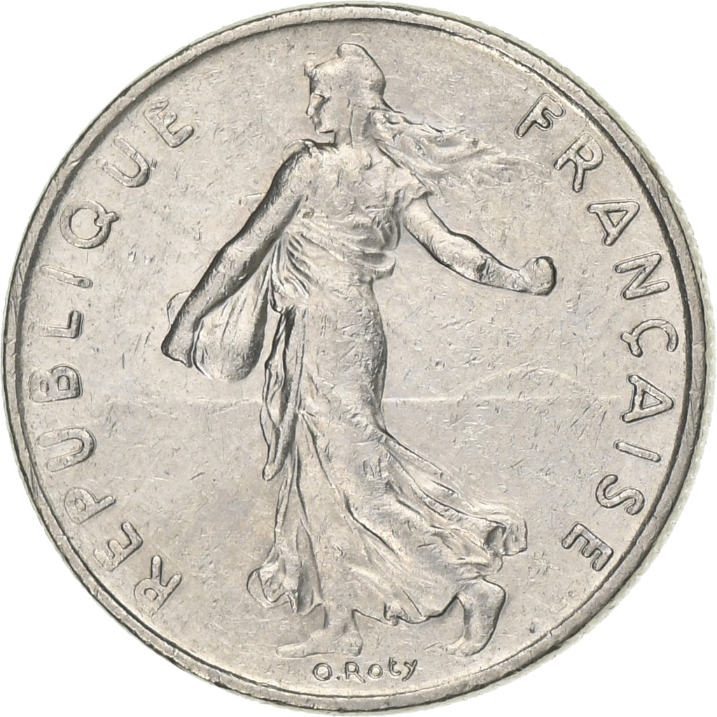 Frankreich, 1/2 Franc, Semeuse, 1978, Paris, Nickel, VZ, Gadoury:429, KM:931.1