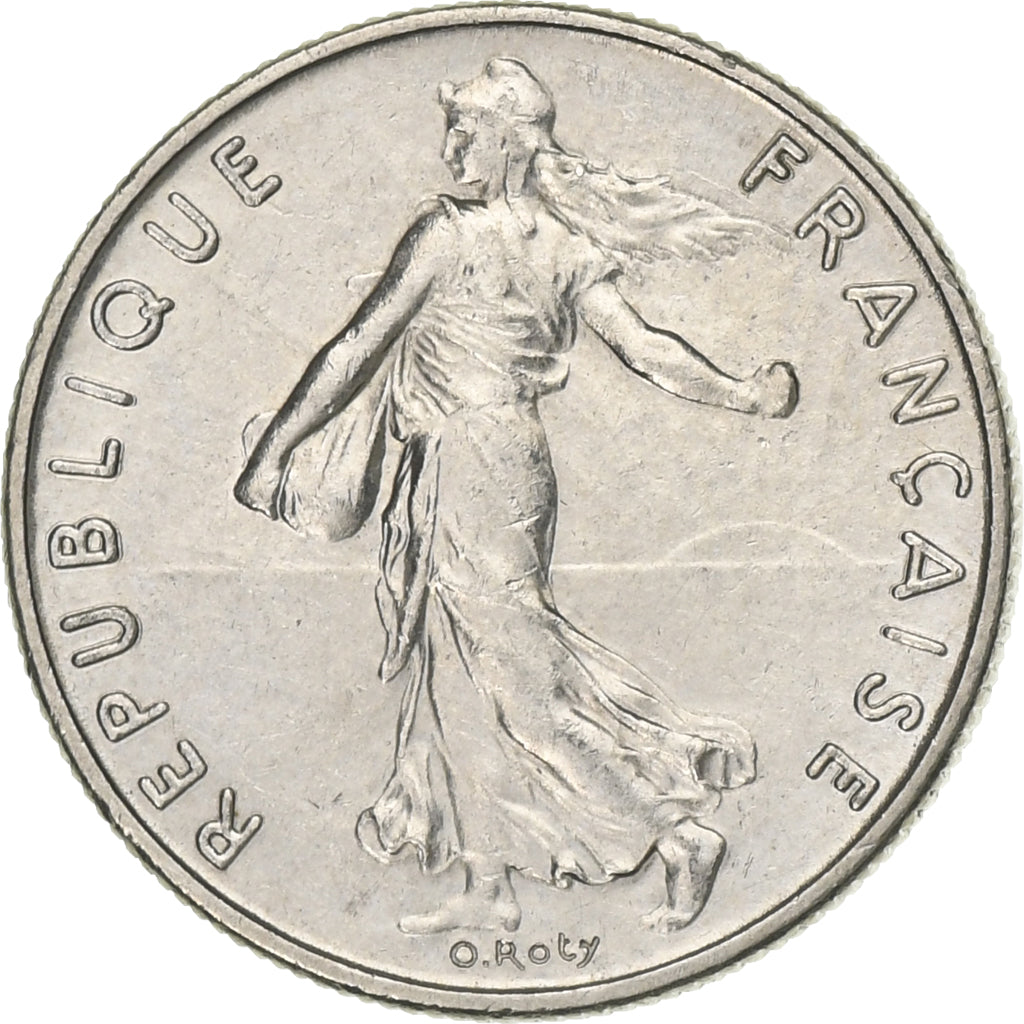 Frankreich, 1/2 Franc, Semeuse, 1985, Paris, Nickel, VZ, Gadoury:429, KM:931.1