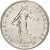 Frankreich, 1/2 Franc, Semeuse, 1991, Paris, Nickel, VZ, Gadoury:429, KM:931.1