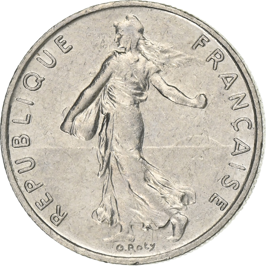 Frankreich, 1/2 Franc, Semeuse, 1997, Paris, Nickel, VZ, Gadoury:429, KM:931.1
