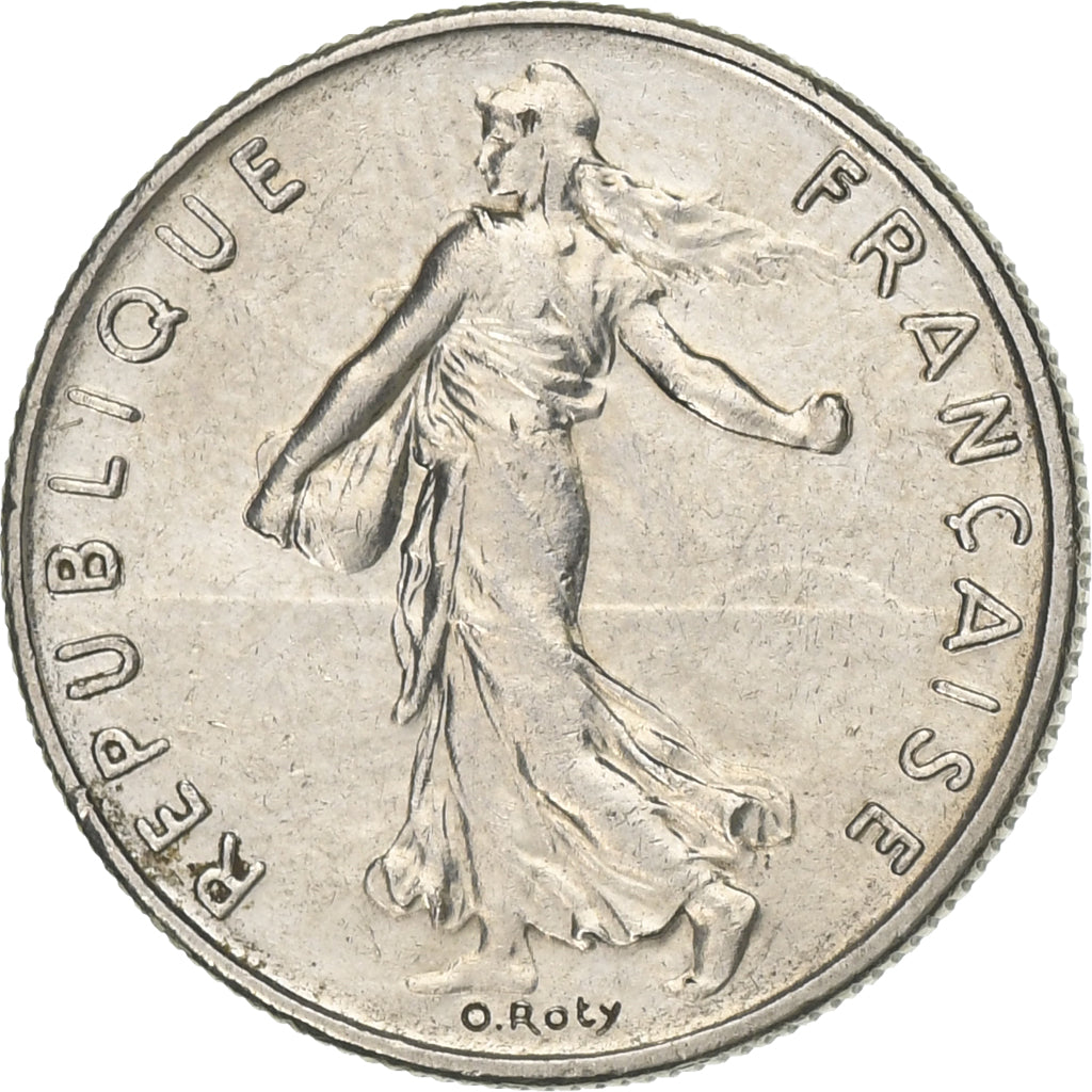 Frankreich, 1/2 Franc, Semeuse, 1996, Paris, Nickel, VZ, Gadoury:429, KM:931.1