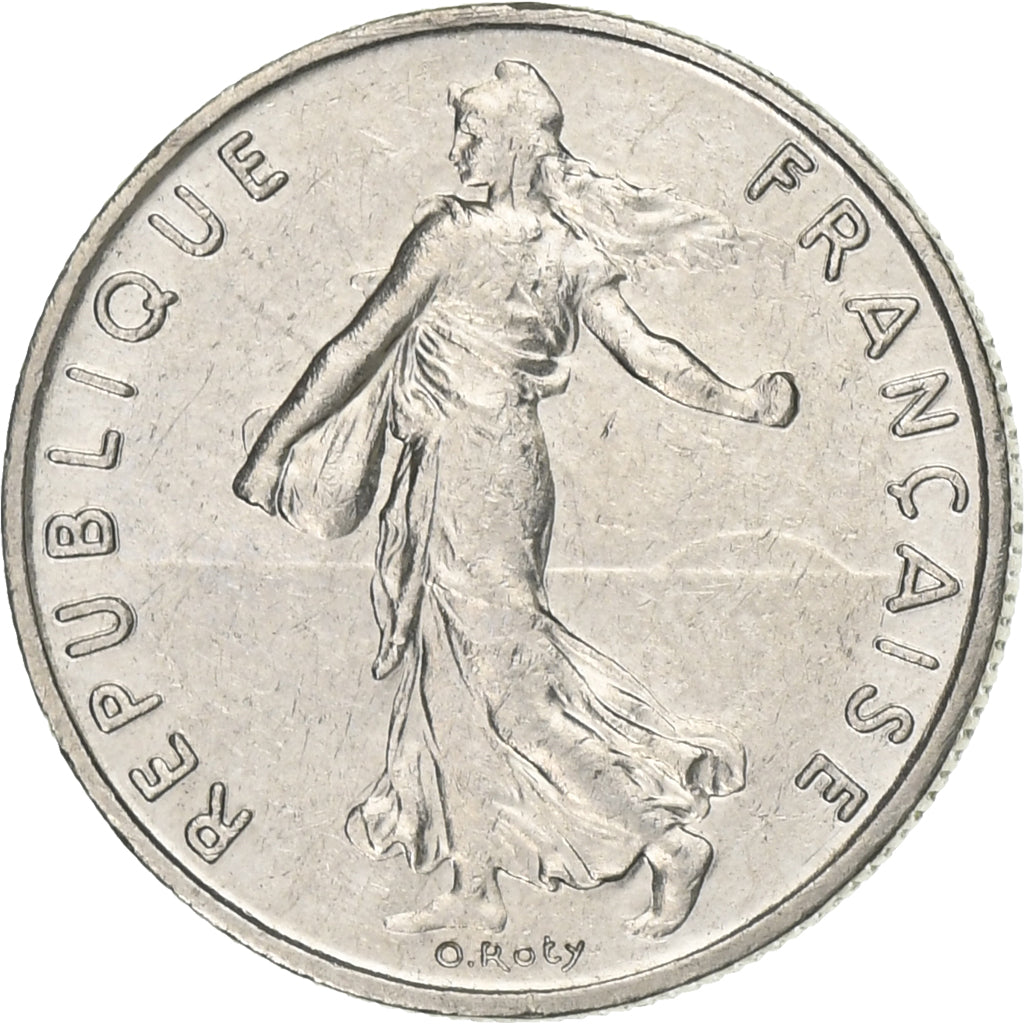 Frankreich, 1/2 Franc, Semeuse, 2000, Paris, Nickel, VZ, Gadoury:429, KM:931.1