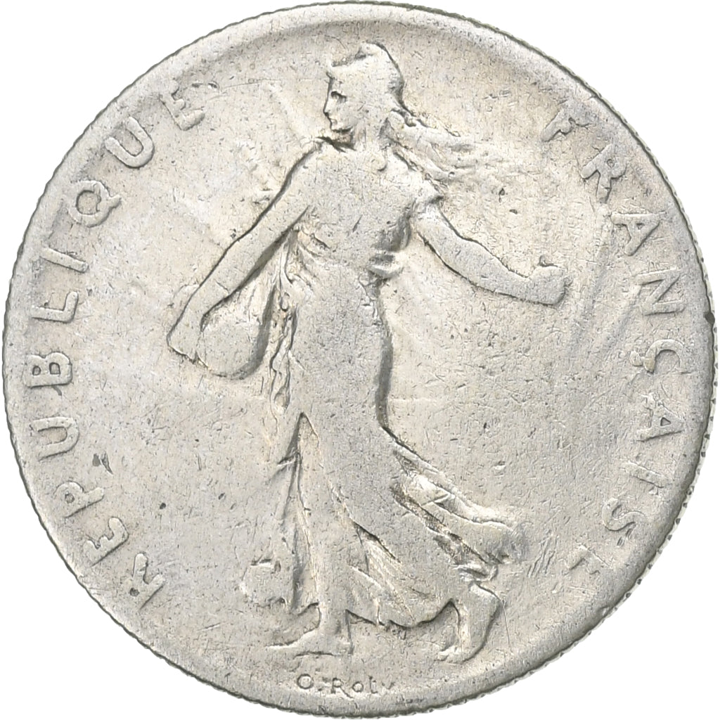 Frankreich, 50 Centimes, Semeuse, 1908, Paris, Silber, S, Gadoury:420