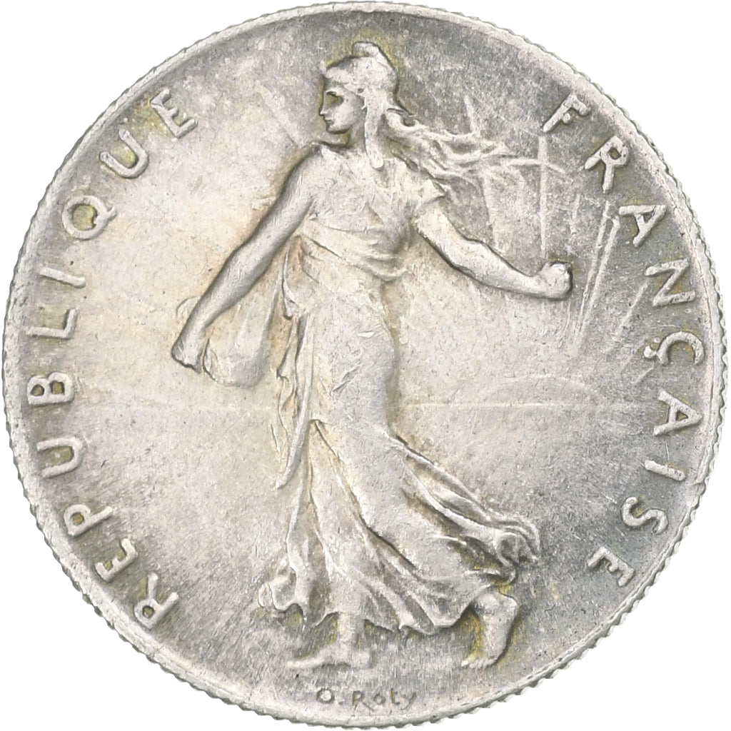 Frankreich, 50 Centimes, Semeuse, 1920, Paris, Silber, SS+, Gadoury:420