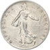 France, 50 Centimes, Semeuse, 1917, Paris, Silver, AU(50-53), Gadoury:420