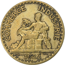 France, 50 Centimes, Chambre de commerce, 1922, Aluminum-Bronze, EF(40-45)