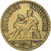 France, 50 Centimes, Chambre de commerce, 1922, Aluminum-Bronze, EF(40-45)