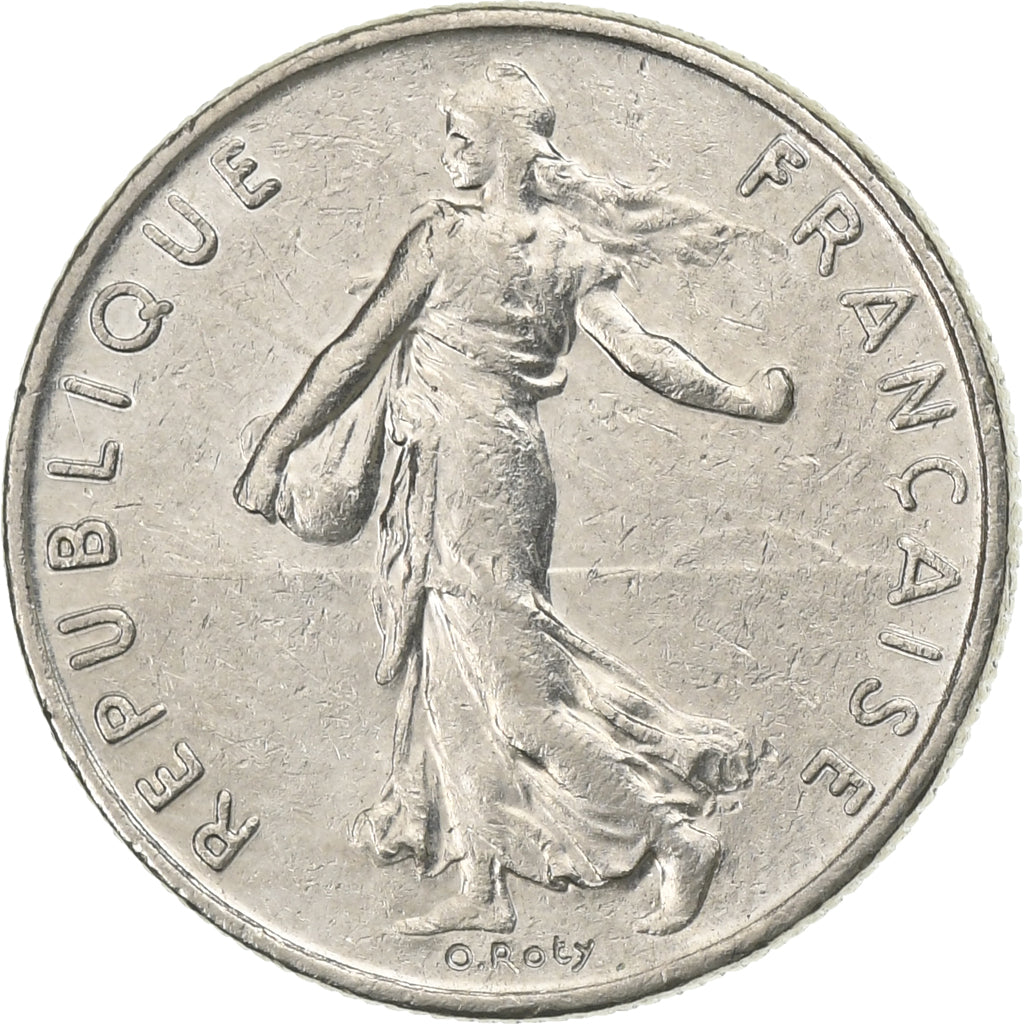 Frankreich, 50 Centimes, Semeuse, 1991, Paris, Silber, SS, Gadoury:420