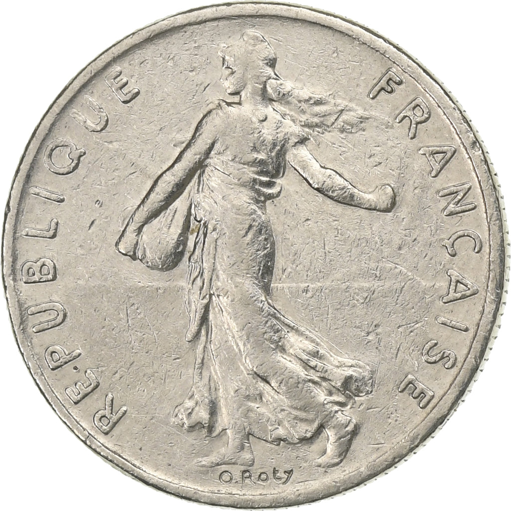 Frankreich, 50 Centimes, Semeuse, 1977, Paris, Silber, SS, Gadoury:420