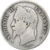France, Napoleon III, 50 Centimes, Napoléon III, 1864, Strasbourg, Silver