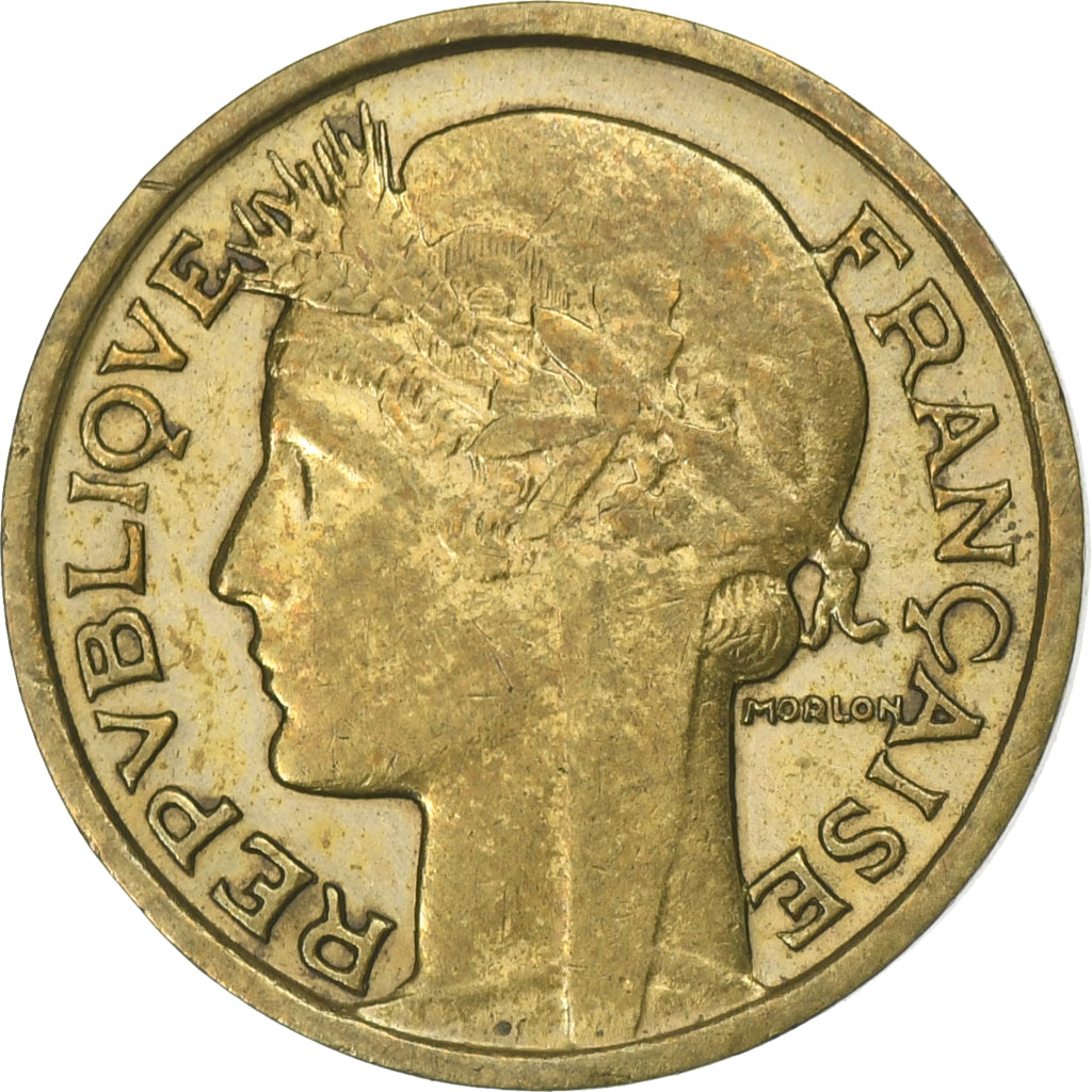 Frankreich, 50 Centimes, Morlon, 1938, Aluminum-Bronze, SS, Gadoury:423