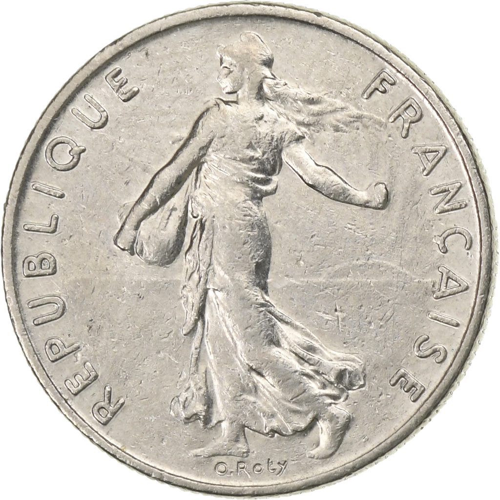 France, 50 Centimes, Semeuse, 1987, Paris, Silver, VF(30-35), Gadoury:420