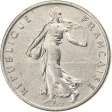 France, 50 Centimes, Semeuse, 1987, Paris, Silver, VF(30-35), Gadoury:420