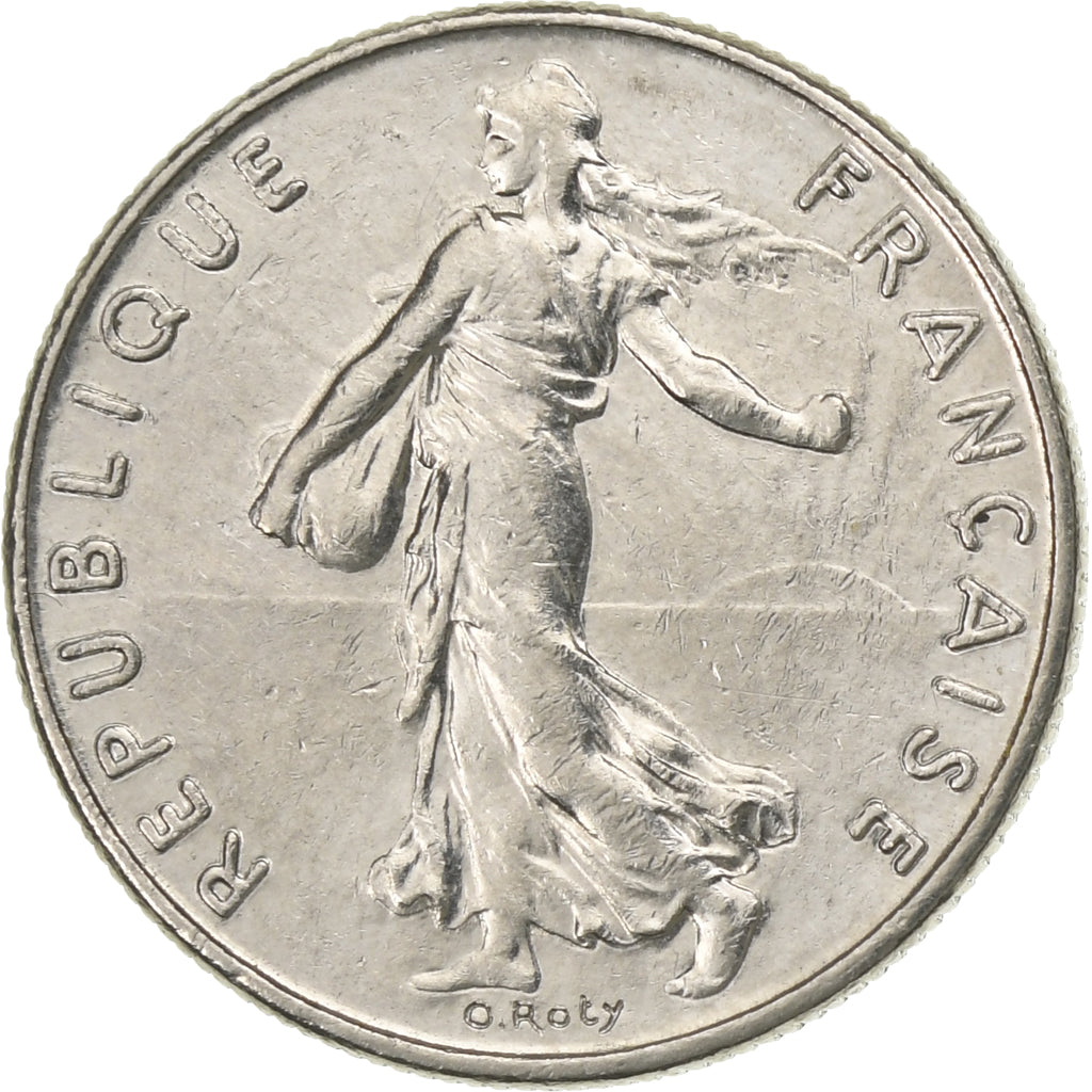 Frankreich, 50 Centimes, Semeuse, 1985, Paris, Silber, S+, Gadoury:420
