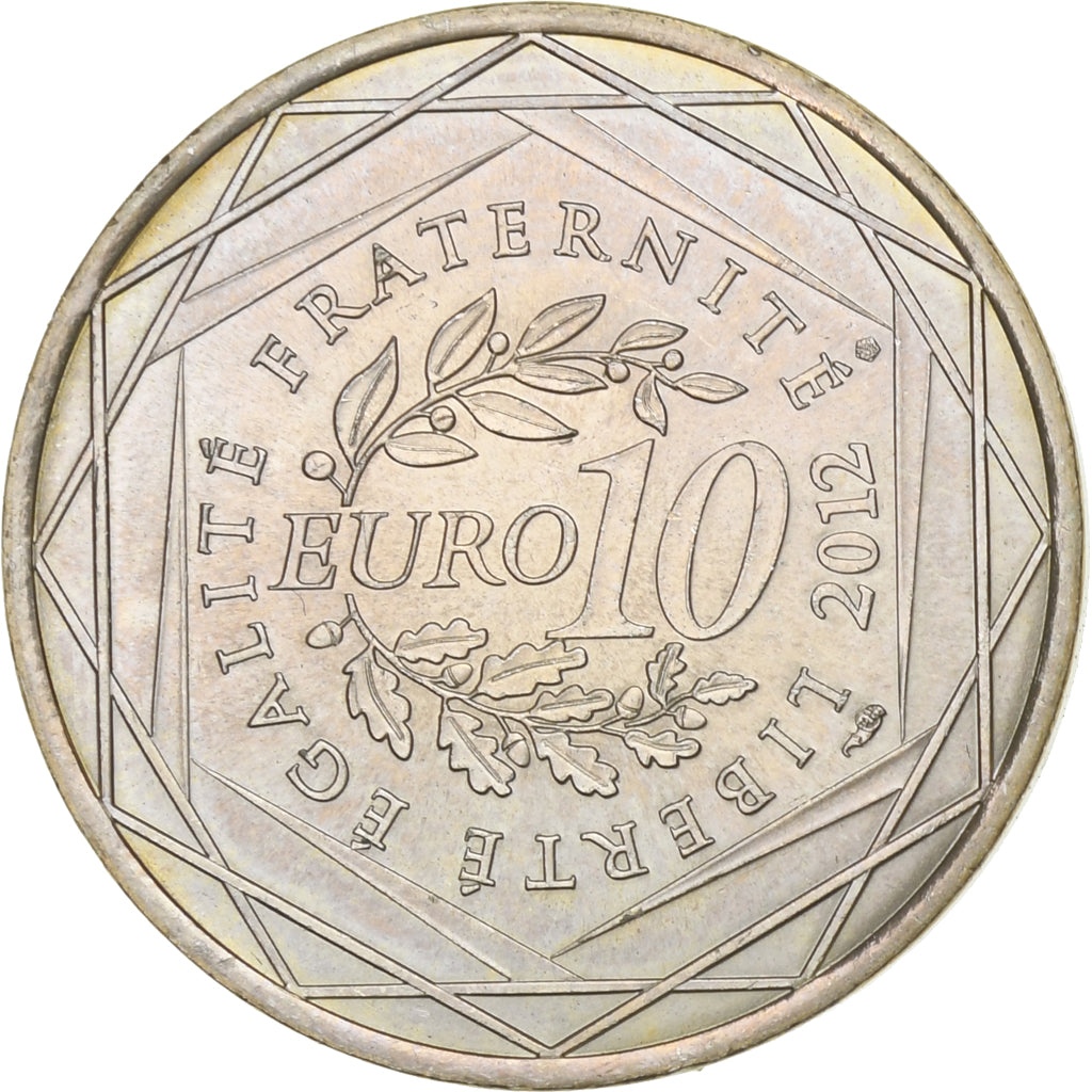 Francia, 10 Euro, 2012, Paris, Argento, SPL-, Gadoury:EU514, KM:1864