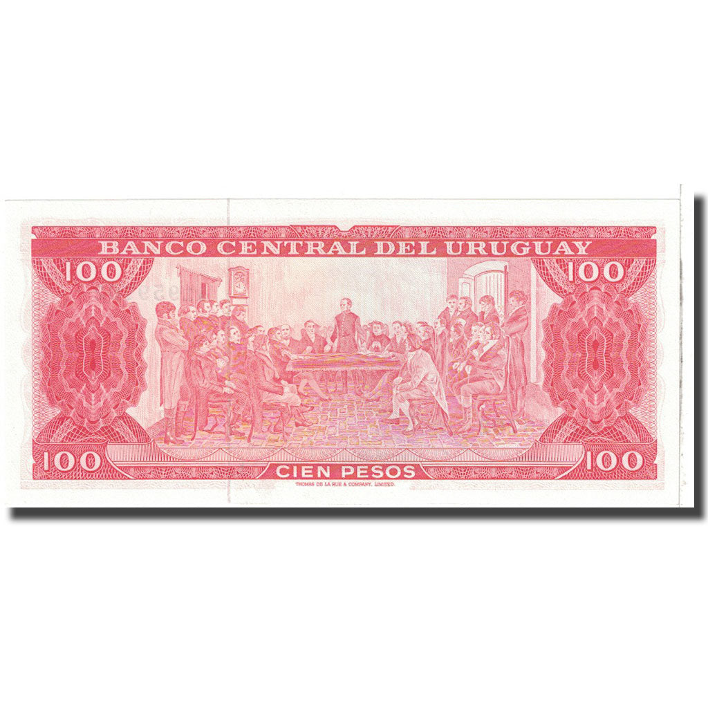 Banknote, Uruguay, 100 Pesos, KM:47a, UNC(65-70)