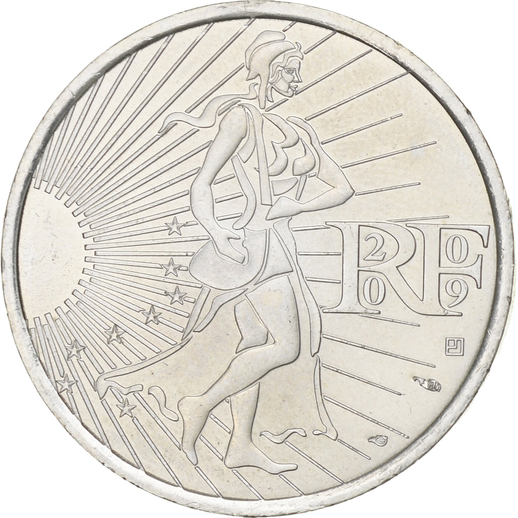 Francia, 10 Euro, Semeuse, 2009, Pessac, Argento, SPL, Gadoury:4., KM:1580
