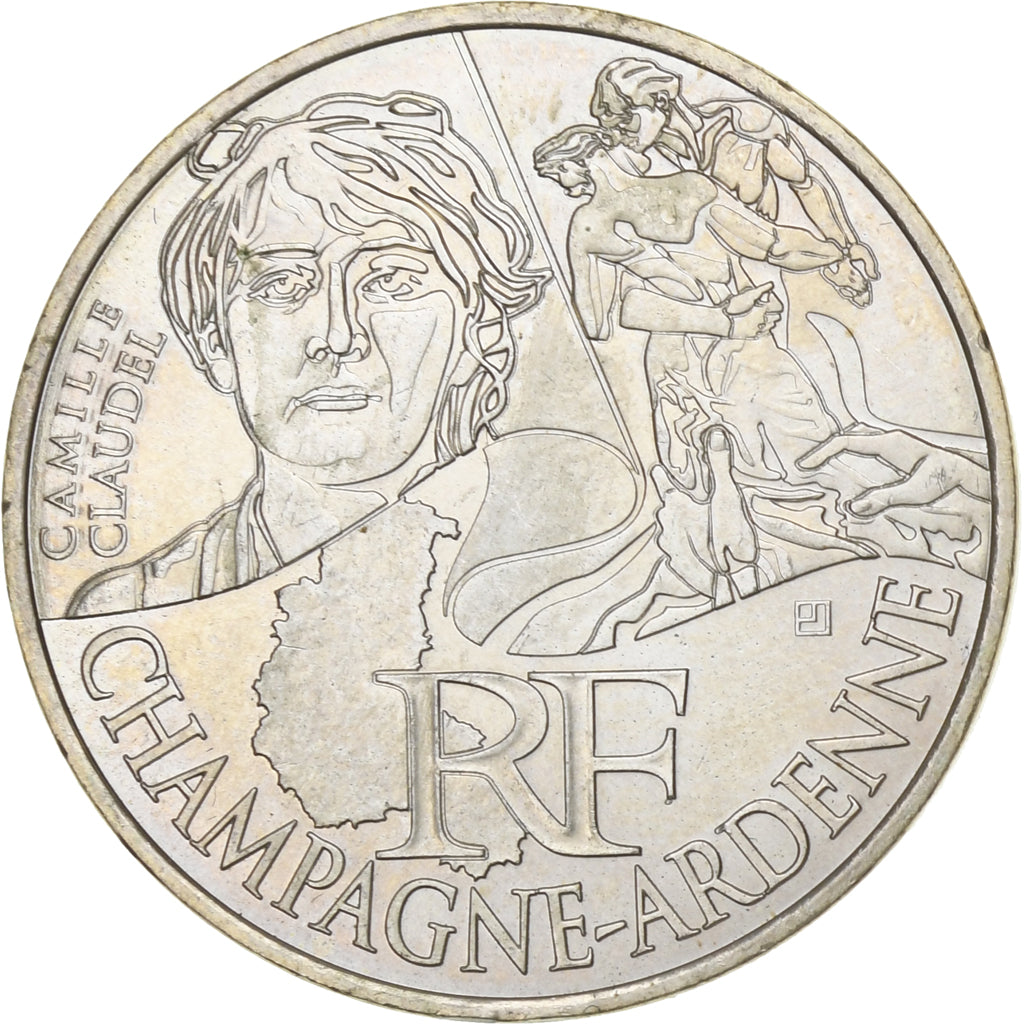 France, 10 Euro, 2012, Paris, Silver, AU(55-58), KM:1869