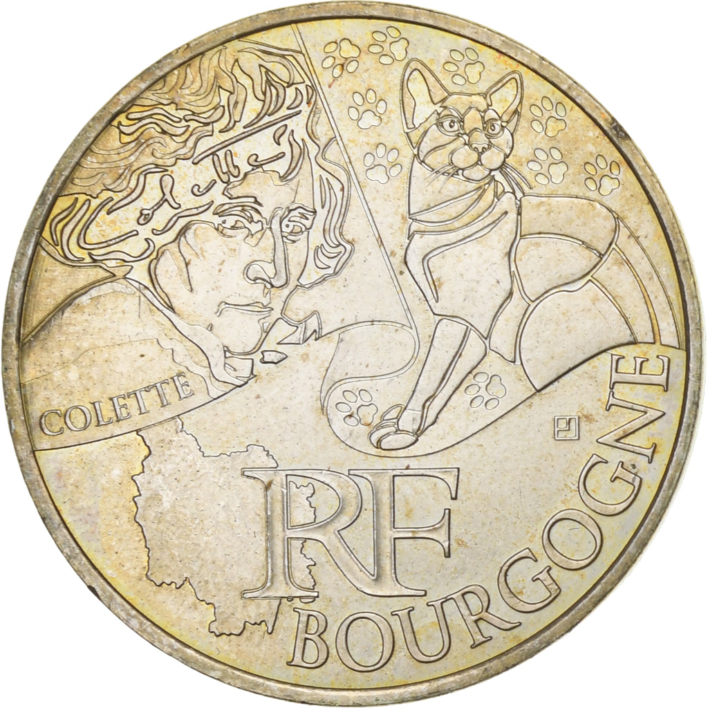 France, 10 Euro, Euros des régions, 2012, Paris, Argent, SUP, KM:1867