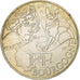 France, 10 Euro, Euros des régions, 2012, Paris, Argent, SUP, KM:1867