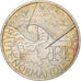 France, 10 Euro, Euros des régions, 2010, Argent, SUP