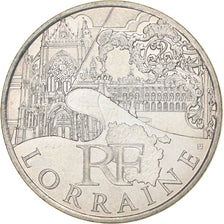 France, 10 Euro, Euros des régions, 2011, Silver, MS(63)
