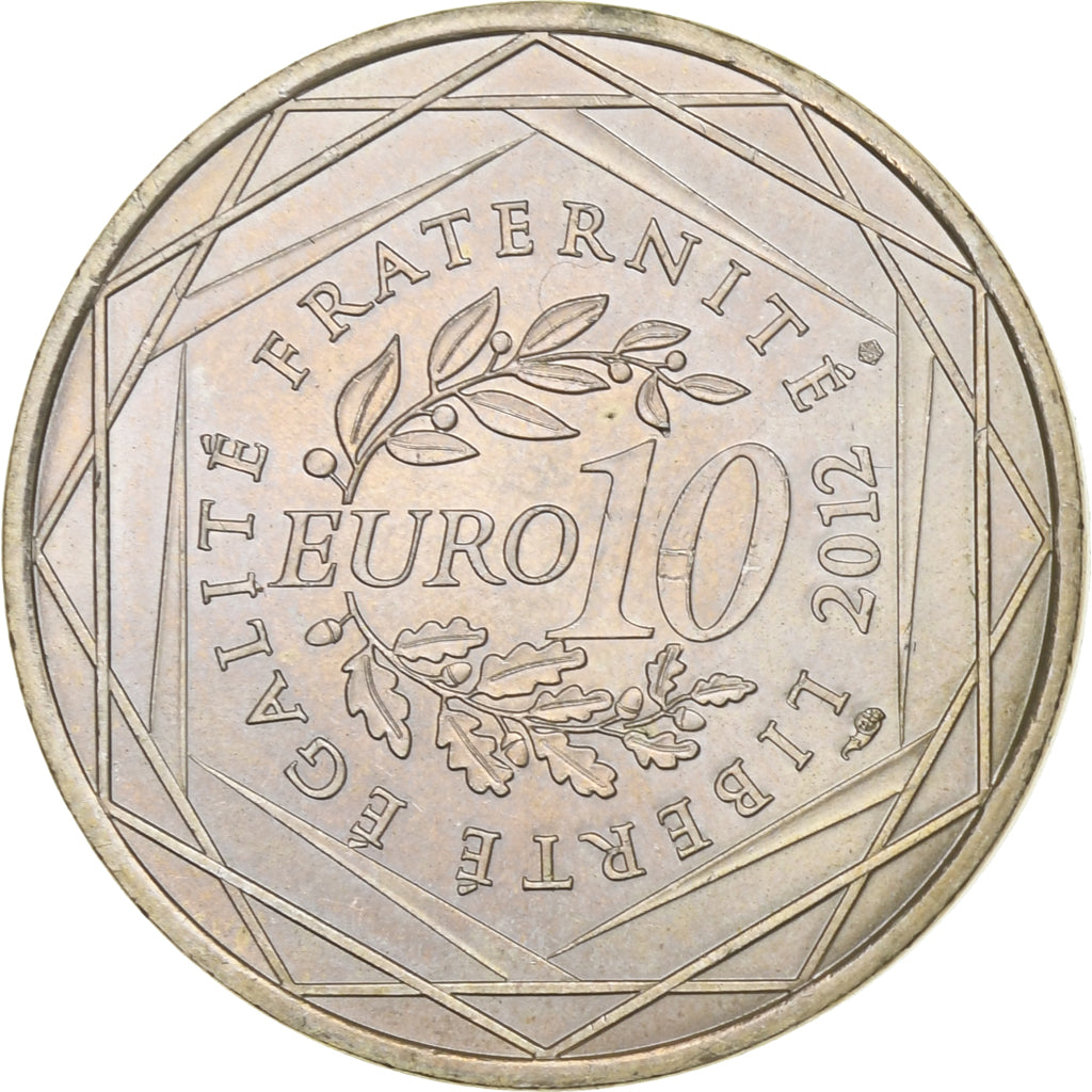 France, 10 Euro, Provence-Alpes-Cote d'Azur, 2012, SPL, Argent, KM:1884