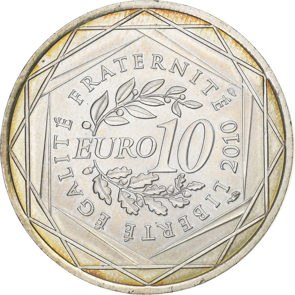 Frankreich, 10 Euro, Euros des régions, 2010, Silber, VZ