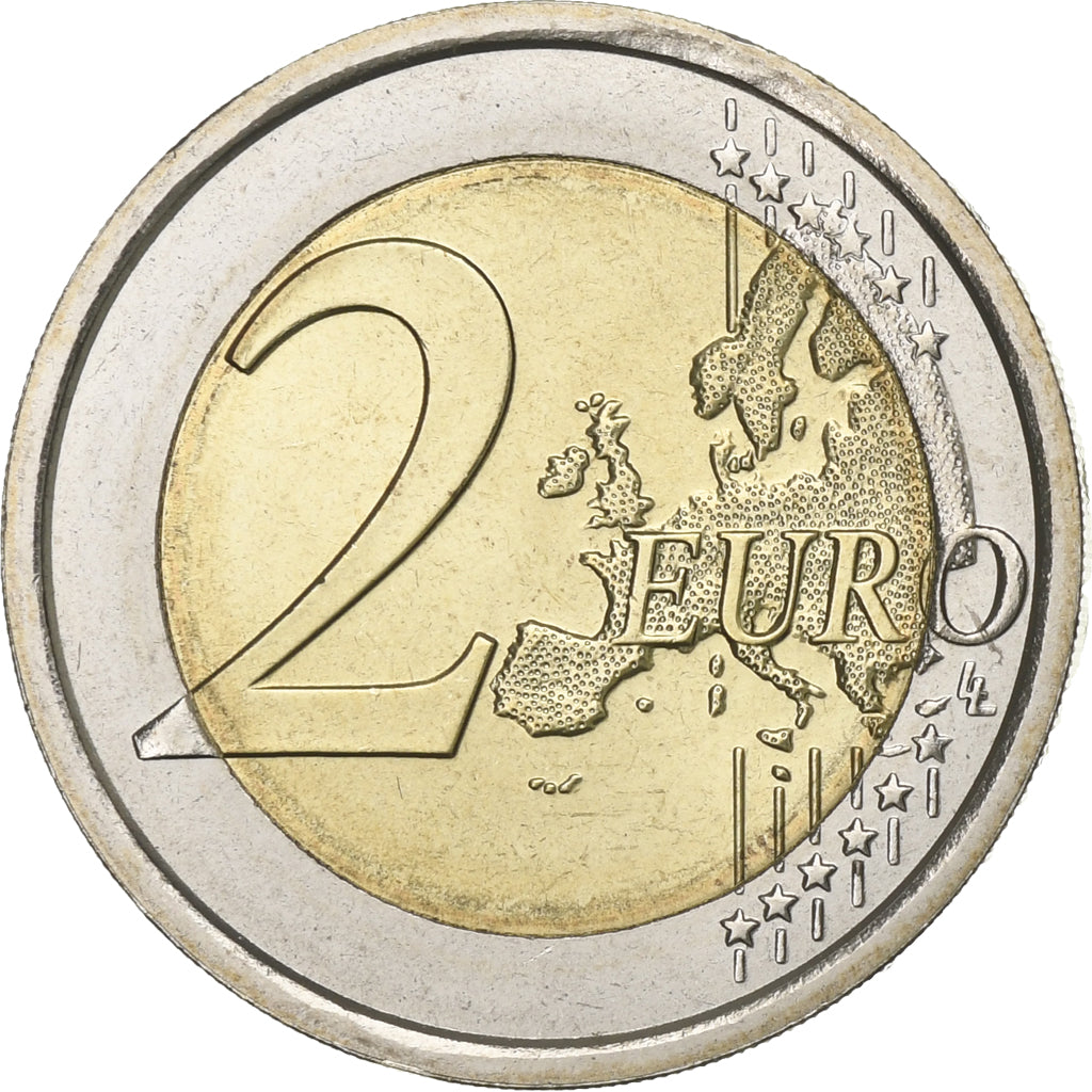 Italia, 2 Euro, 2014, Rome, Bimetálico, SC, KM:New