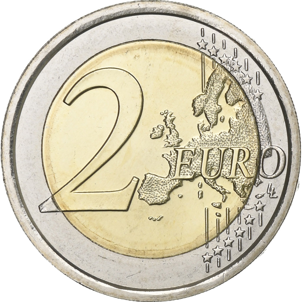 Italië, 2 Euro, 2015, 30 ans   Drapeau européen, UNC, Bi-Metallic, KM:New