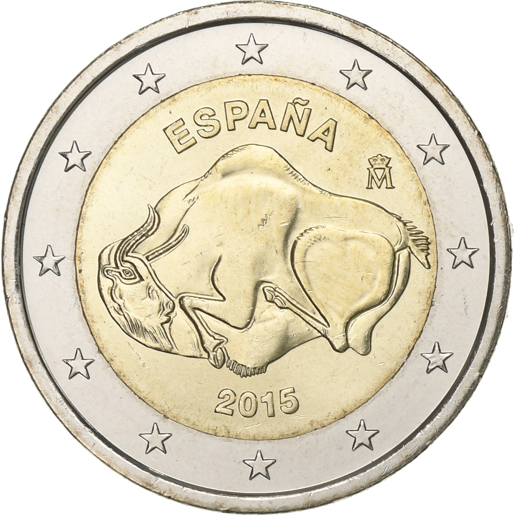 Espagne, 2 Euro, UNESCO heritage mondial, 2015, SPL, Bi-Metallic, KM:New