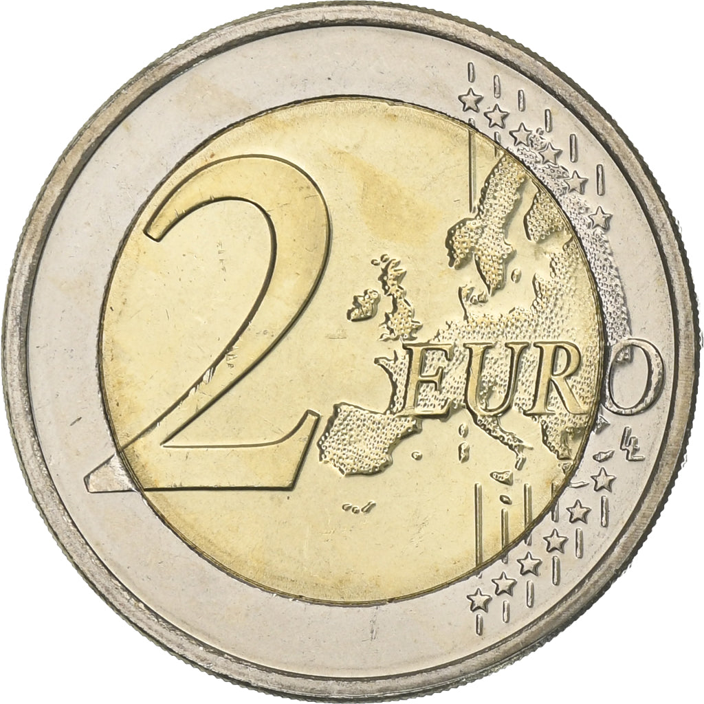 Luxembourg, 2 Euro, 2016, Bimétallique, SPL