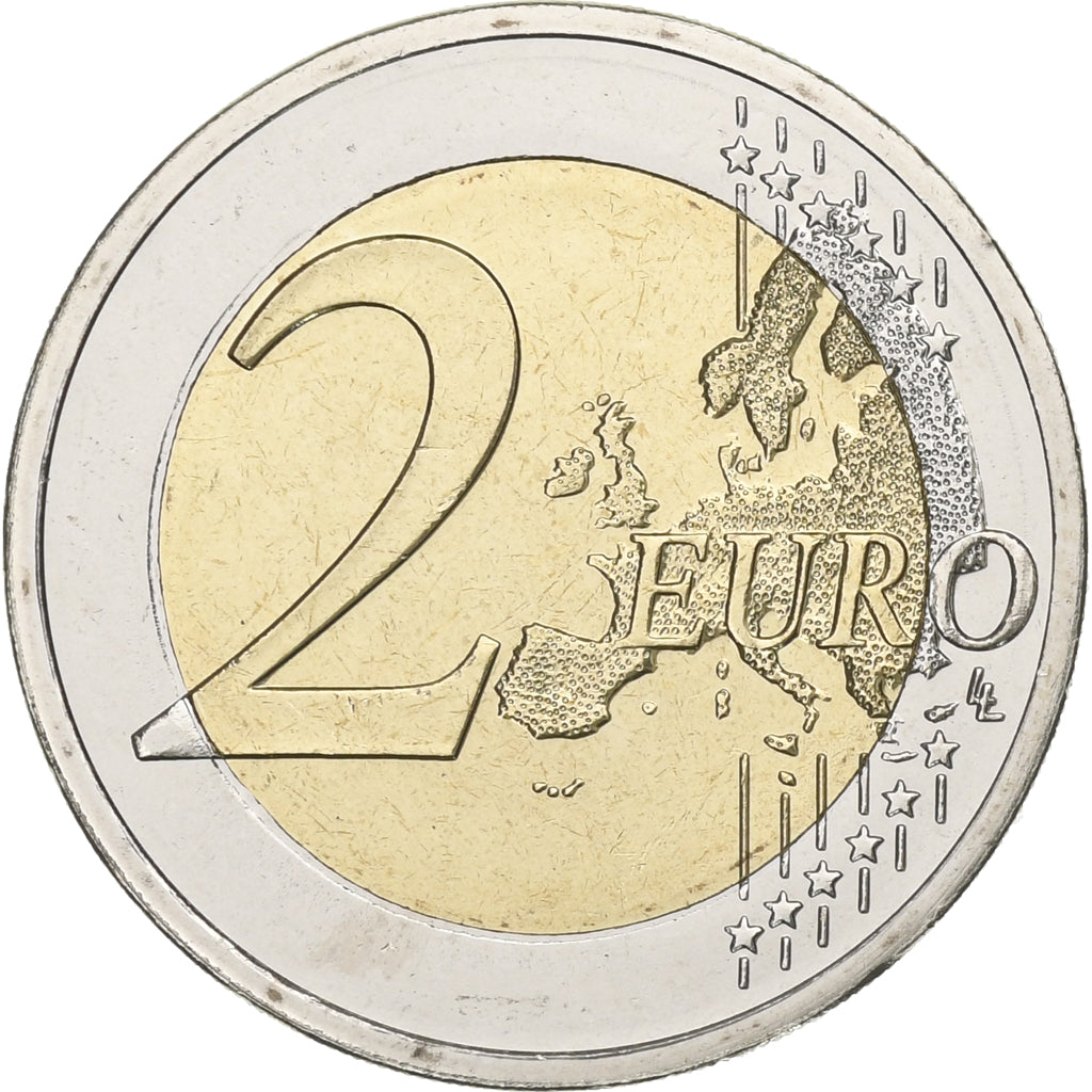 Greece, 2 Euro, 30 ans   Drapeau européen, 2015, Bi-Metallic, MS(63), KM:272