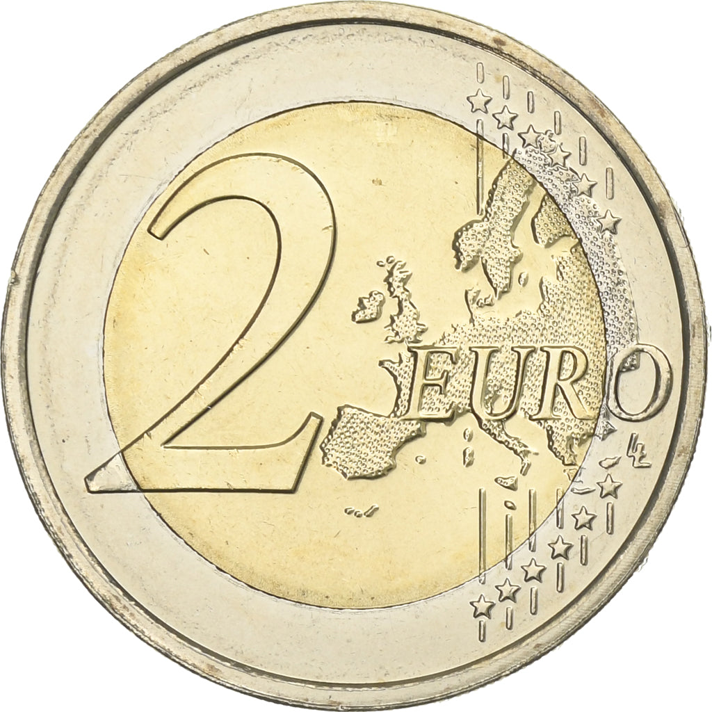 Luxembourg, 2 Euro, 2015, Utrecht, Bi-Metallic, MS(63)