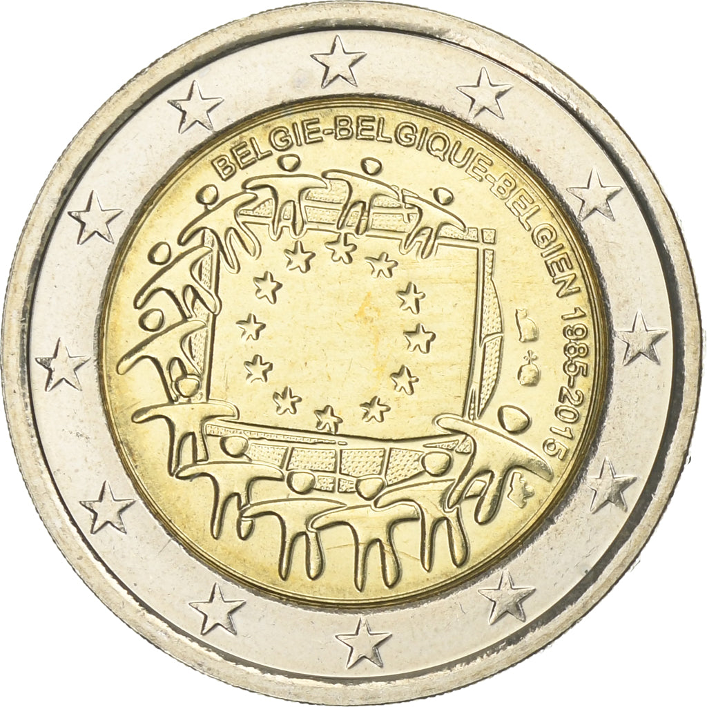 Belgio, 2 Euro, 2015, Brussels, Bi-metallico, SPL