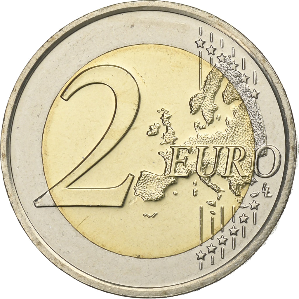 Paesi Bassi, 2 Euro, 2014, Bi-metallico, SPL