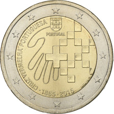 Portugal, 2 Euro, 2015, Lisbon, Bi-Metallic, MS(63)