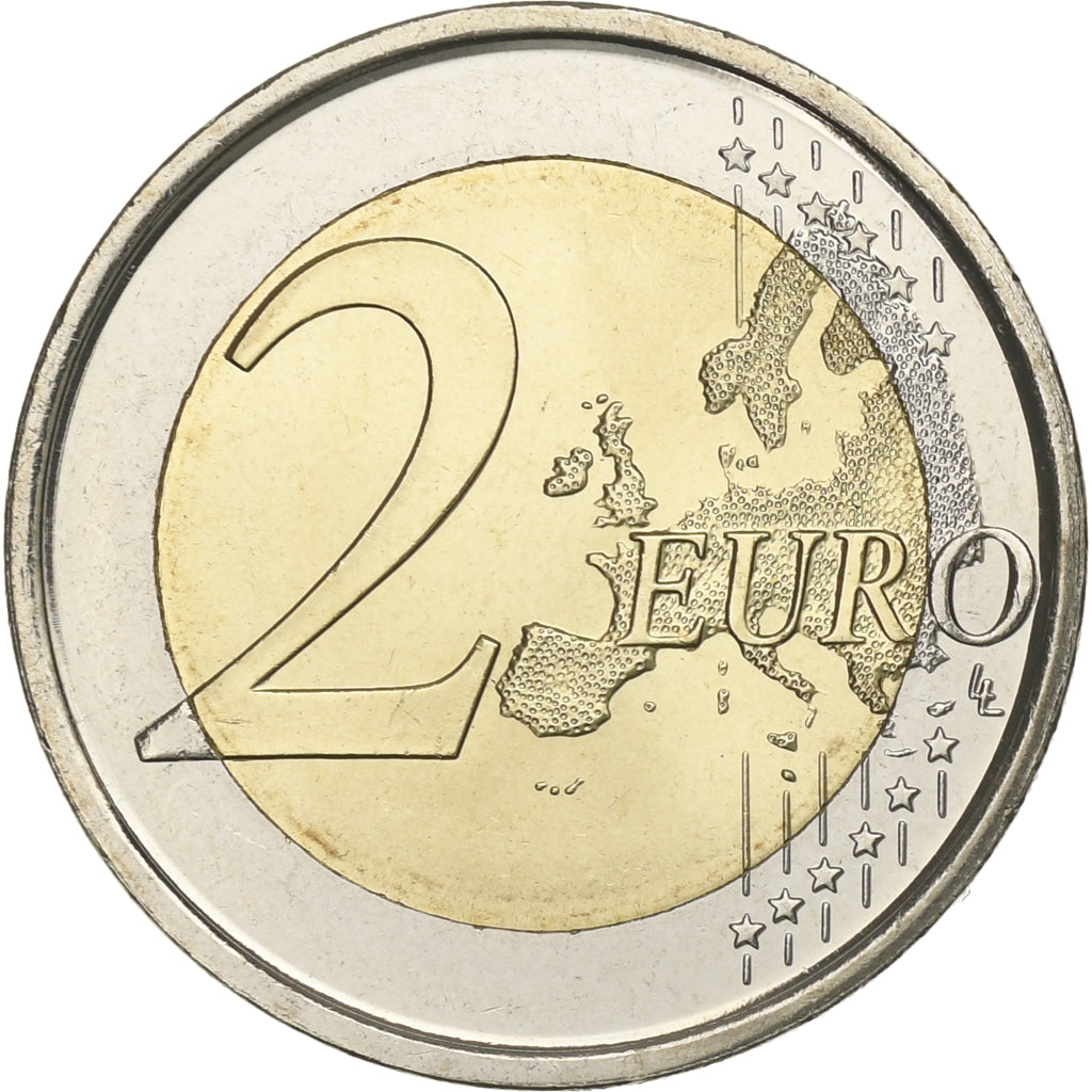 España, 2 Euro, Parc Guell, 2014, SC, Bimetálico
