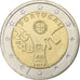 Portugal, 2 Euro, Revolution Oeillets, 2014, Lisbon, MS(63), Bi-Metallic