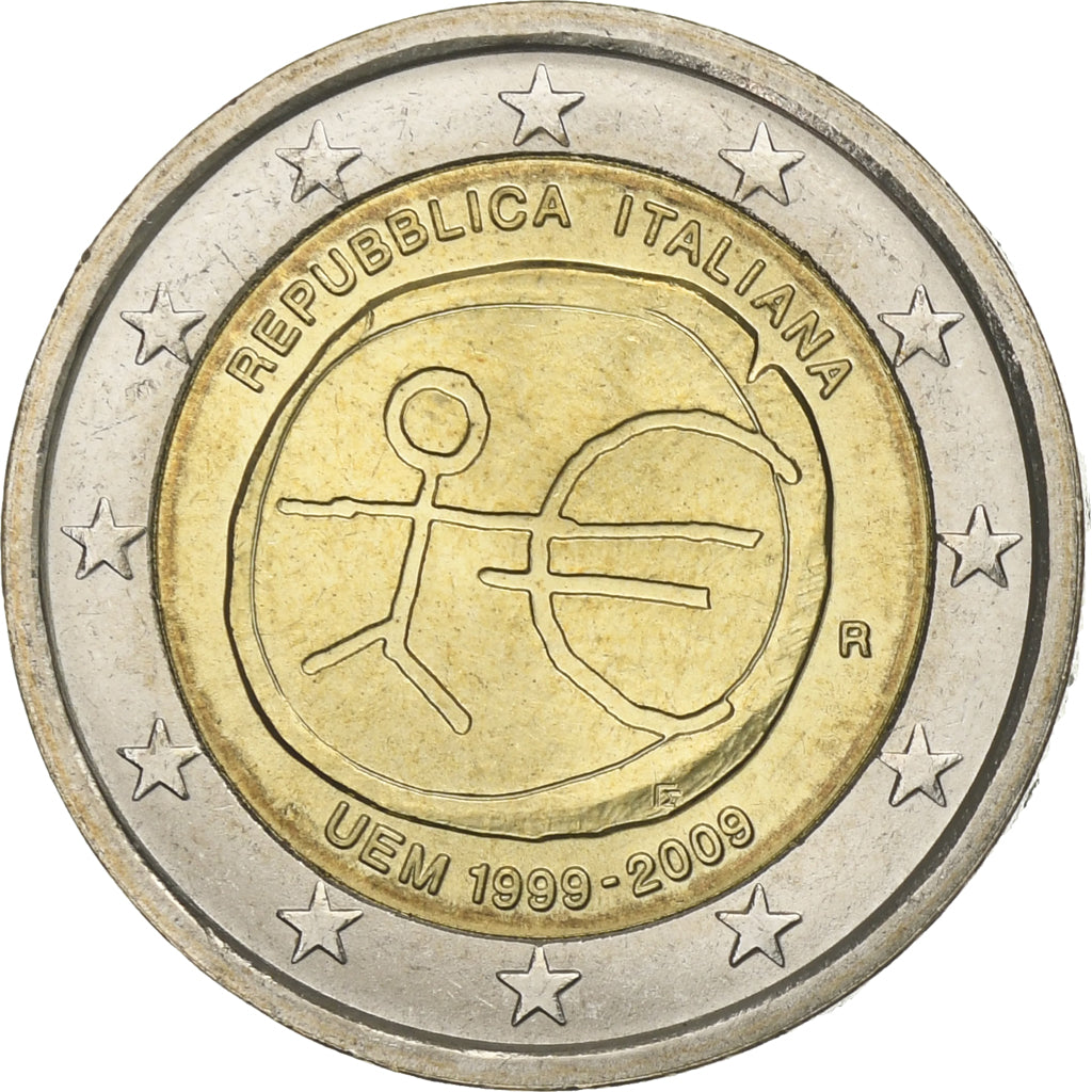 Italië, 2 Euro, EMU, 2009, UNC-, Bi-Metallic, KM:312